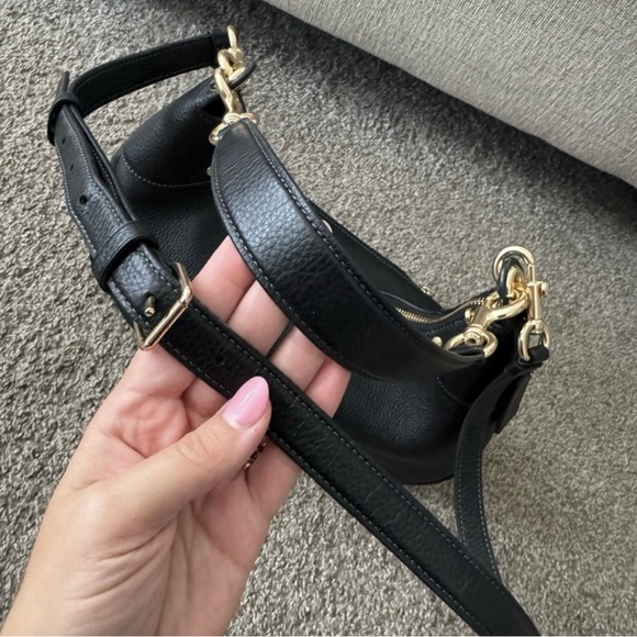 Coach Black Mara Hobo Shoulder/ Crossbody Bag - Picture 5 of 9